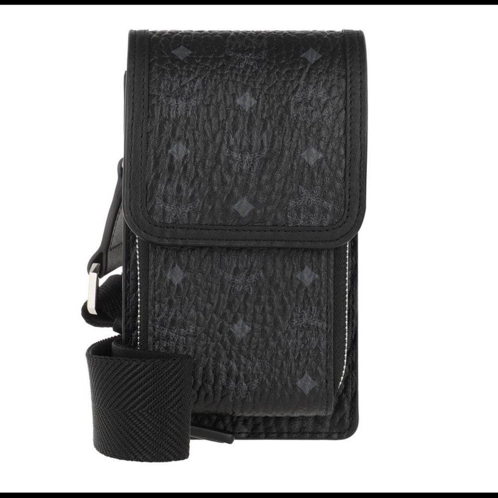 MCM Visetos Original Phone Case Black